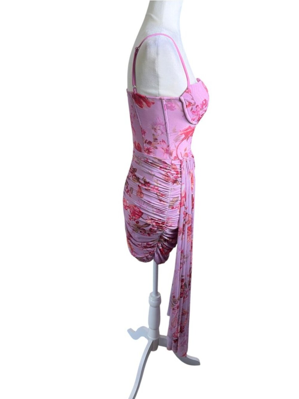 PatBo floral haze bustier mini dress SZ 2 Wedding Guest Look Cocktail Dress - Picture 5 of 15